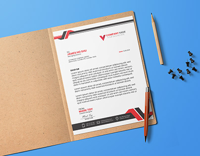 Letterhead Design | Corporate Letter | Lettering