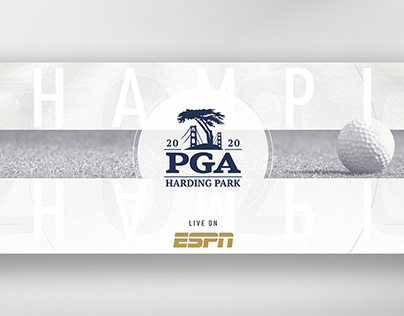 PGA Championship - Broadcast Insert Design