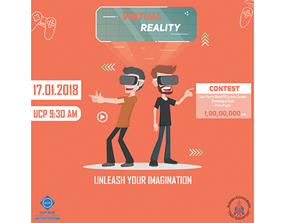 Virtual reality (VR) Event Poster Design