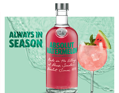 Absolut Watermelon Launch Campaign