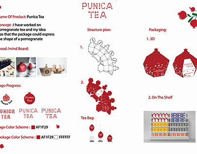 Packaging - punica tea