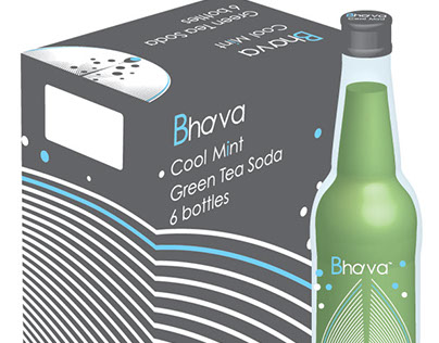 Bhava Green Tea Soda Packaging Concept