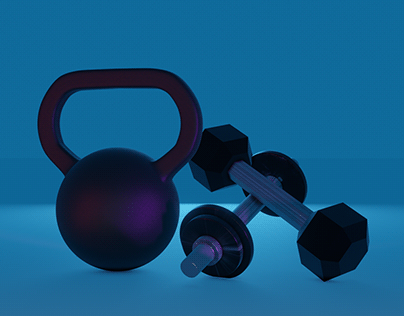 Animated Gym Weights