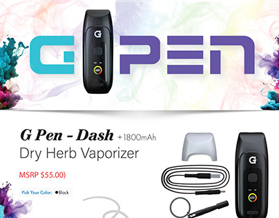 G Pen Dash Vaporizer - Product Landing Page