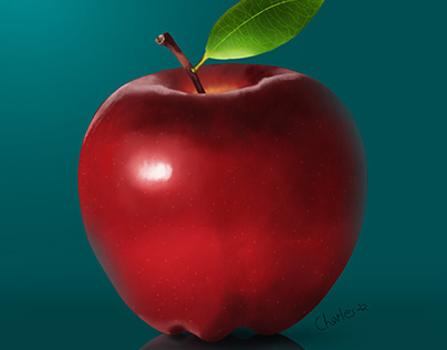 Digital Painting-Apple