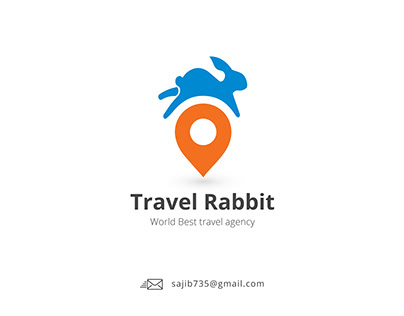 Travel Rabbit | Travel agency logo and app icon design
