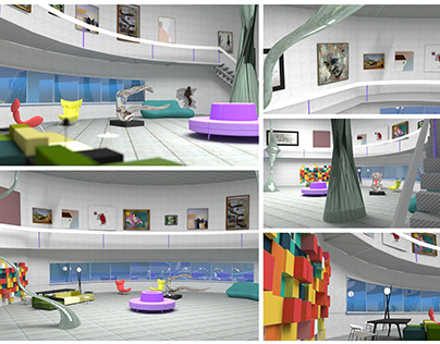 Exhibition space- interior design