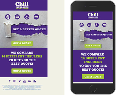 Project thumbnail - Email Design Chill Insurance