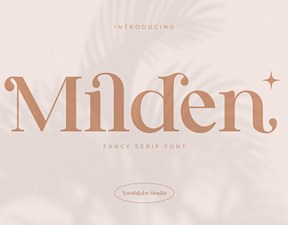 FREE | Milden - A Fancy Serif Font