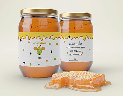 Žatecký včelař logo - czech honey from local beekeeper
