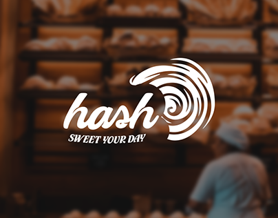 Hash bakery logo design