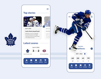 App design | Toronto Maple Leafs