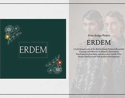 ERDEM- Brand study and Print Development