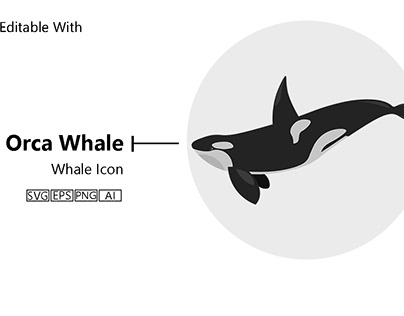 Whale Icon - Orca