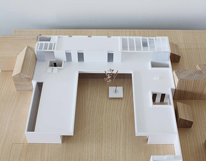 Scale model of house for SULYK Architects