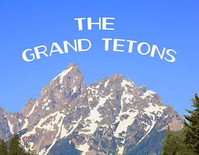 Grand Tetons travel poster