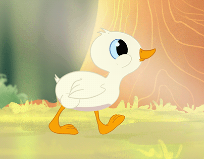 Duck 2D animation