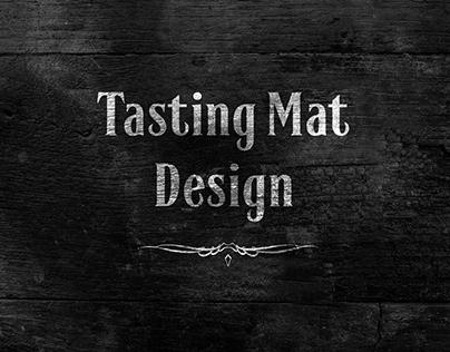Jack Daniel's Tasting Mat Design