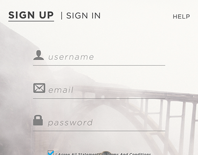SIGN UP: DAILY UI 001