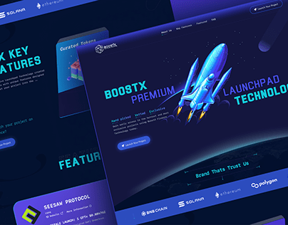 Crypto Launchpad Landing Page Redesign