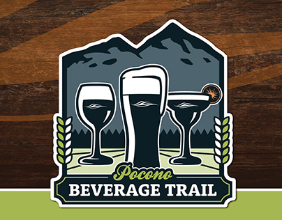 Pocono Beverage Trail Logo Design and Campaign