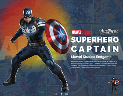 Marvel Toy Store Web UI Design