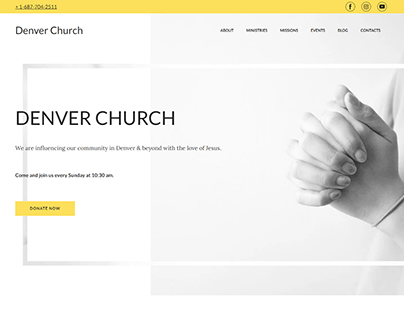 Denver Church - Responsive Church & Ministry Website