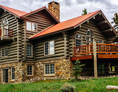 Keystone Colorado Log Home Maintenance Project