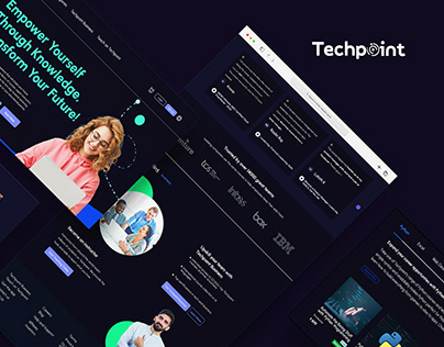 Techpoint Landing Page Design