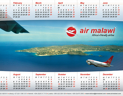 Air Malawi calendars