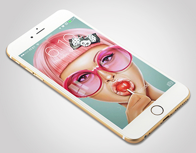 iPhone 6 S Plus Photorealistic Mockup