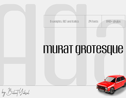 Murat Grotesque / Font Family