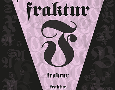 typographic poster-FRAKTUR