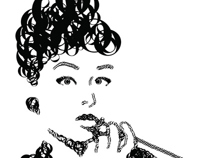 Audrey Hepburn Type Portrait