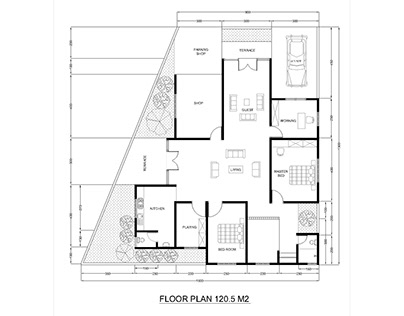 Floor Plan With Garden