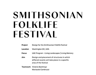 Smithsonian Folklife Festival