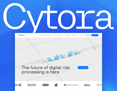 Cytora: Web Design & Motion Design