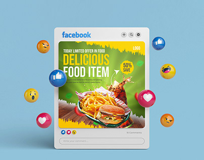 Social Media post| Food & Restaurant Banner Template