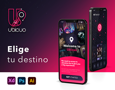 Ubicuo - Workout mobile app concept design (UI/UX)