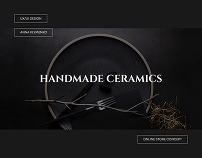 HANDMADE CERAMICS | Online store concept