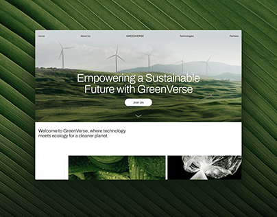 GreenVerse Website Design