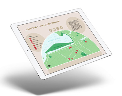 Graphisme d'information - Carte interactive