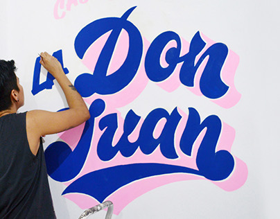 Lettering Mural / La Don Juan
