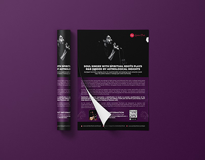 Music Flyer Design for Singer Zamboni Funk