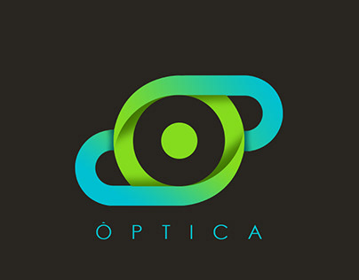 Estructuración de logotipo para clínica óptica.