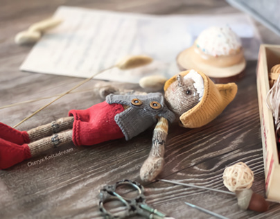 My Wooden Doll Pinocchio Knitting Pattern