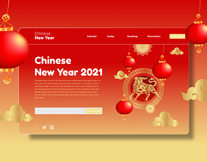 Chinese New Year Web Design