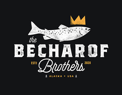 Becharof Brothers Salmon T-Shirt