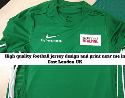 High quality football jersey design and print