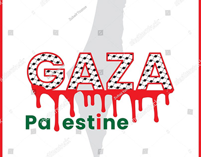 Palestine and Gaza Banner Design